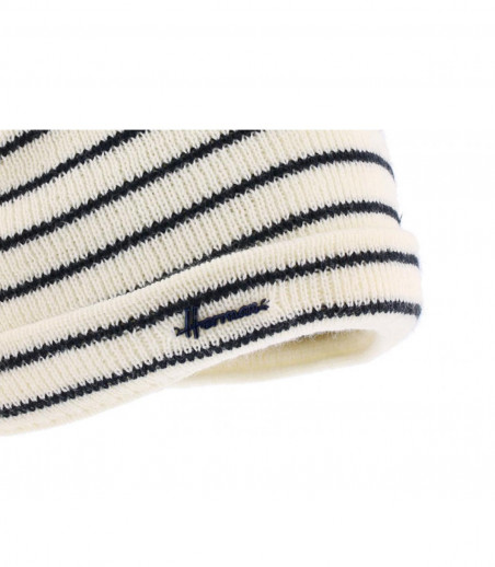 bonnet rayé blanc noir bonnet rayé blanc noir
